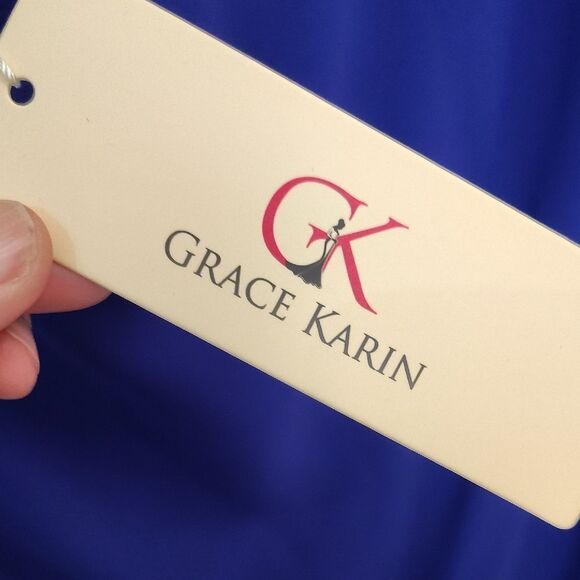 Grace Karin Blue Boxy Tunic Dress - Picture 2 of 3